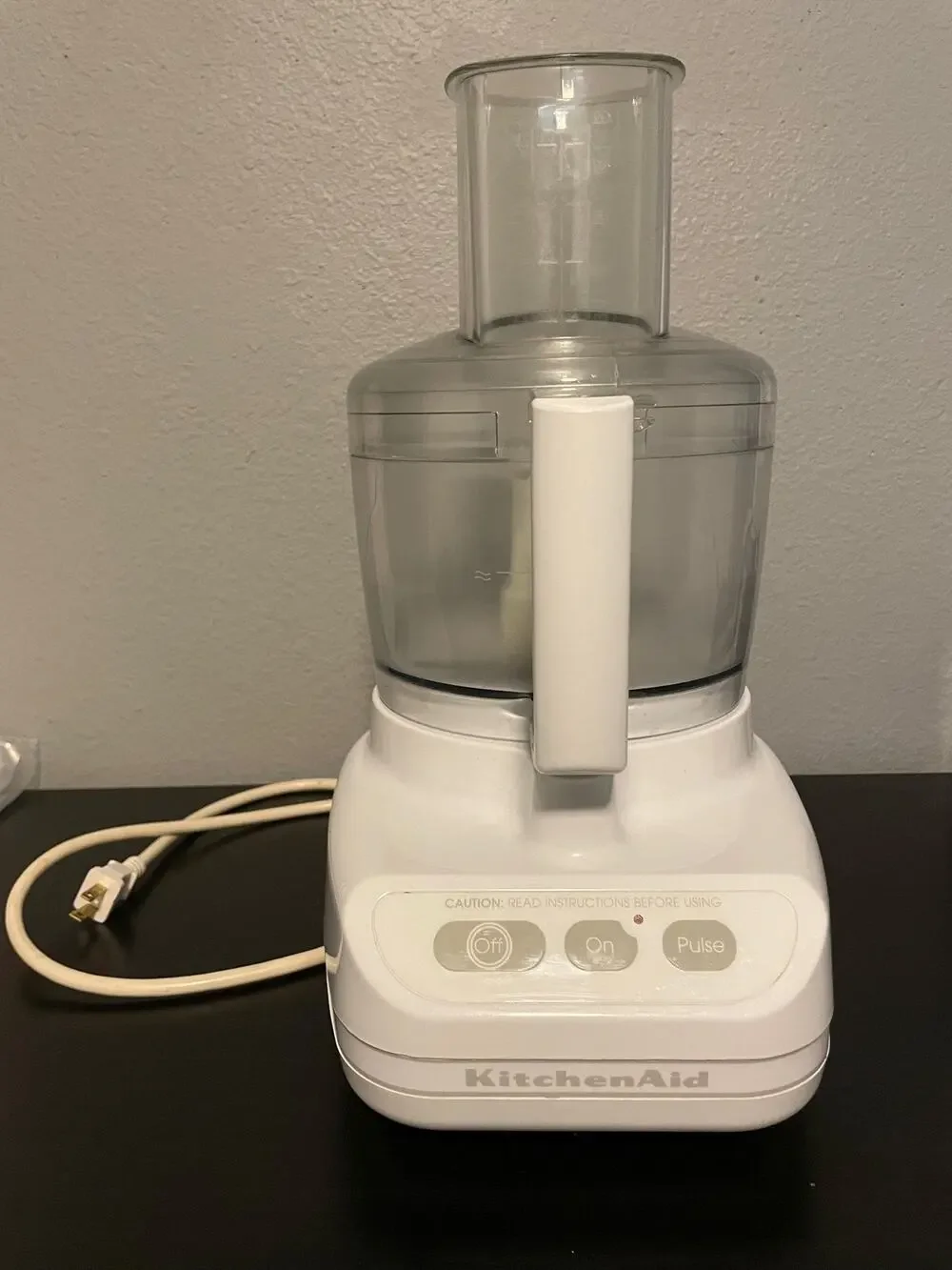 KitchenAid KFP600WW Ultra Power Food Processor White Bowl Lid S Blade France